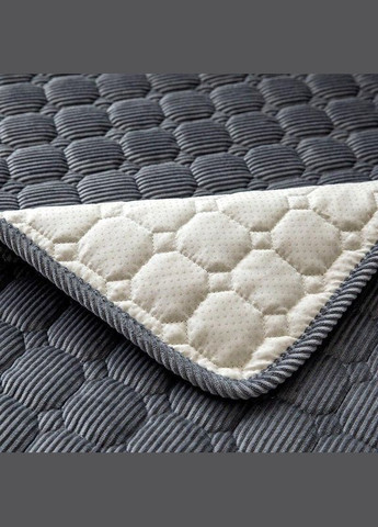 Покривало на диван 240х90 см Сіре No Brand (297743385)