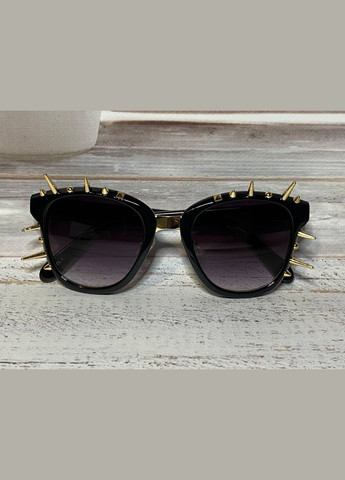 Окуляри жіночі сонцезахисні з декоративними шипами на оправі LIGHT (315889532)