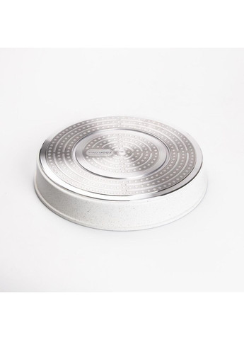 Набір алюмінієвого посуду з антипригарним покриттям 11 предметів білий HP-4-405 MGC (368767263)