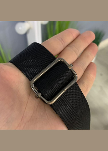 Чоловіча сумка через плече, барсетка з натуральної шкіри містка, чорна No Brand (354722029)