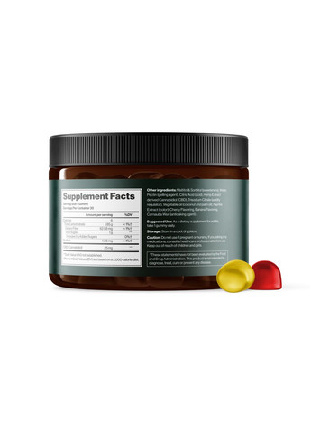 CBD Gummies Full Spectrum Cherry Banana 30 штук для зняття стресу та розслаблення жувальні цукерки Mind Shi (368988619)