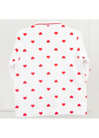 Молочная детская пижама с фланели на пуговицах унисекс Trendy Tot 03-01302_000006965