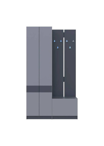 Передпокій Сола (модульний комплект - 2 елементи) / Сірий 120х40х215 (DRS-011748) Doros (361998868)