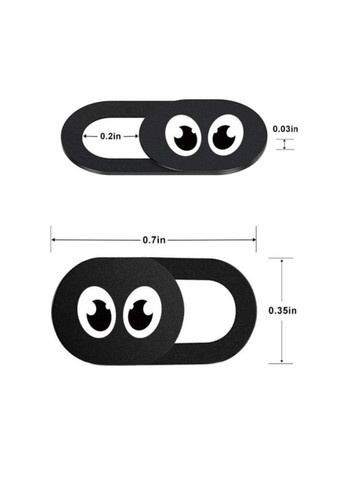 Шторка для веб-камеры Anonimaizer защитная для камеры смартфона/Планшета/Ноутбука 6 шт Черная No Brand (349843980)