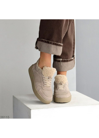 Зимние кроссовки Kamoli Helen бежевые зима (371830705)