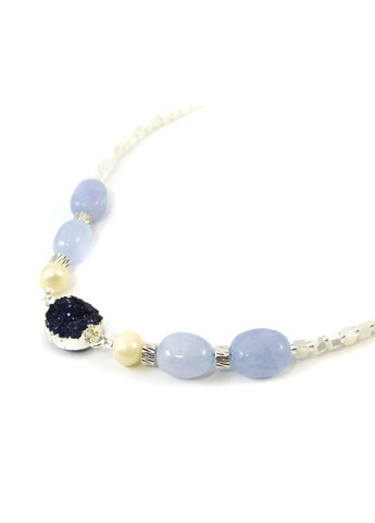 Ожерелье "Карибы" Жемчуг, Перламутр, Аквамарин Fursa fashion (322314812)