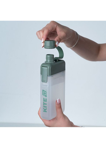 Бутылочка для воды /K25-1239-3/ 450 мл, зеленая (1/20) Kite (367761624)