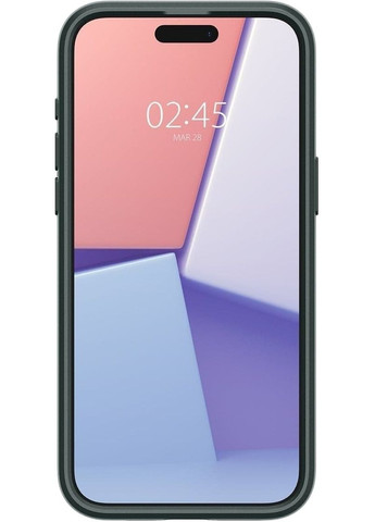 Чехол-накладка Optik Armor MagFit для iPhone 15 Pro Abyss Green (ACS06739) Spigen (370621454)