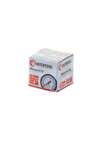 Манометр до блока підготовки повітря пневматичний 1/8" Intertool (362046196)