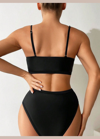 Чорний демісезонний роздільний купальник mirabelle black (7349) роздільний FS