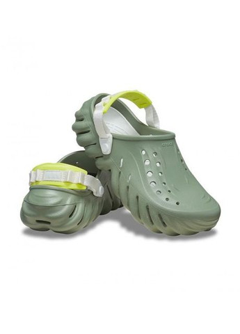Зеленые мужские сабо echo clog moss m11 (207937) Crocs