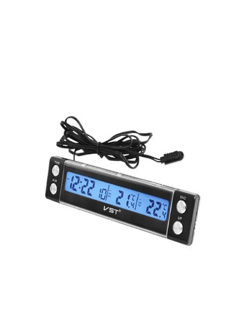 Автомобильные часы 7036 с термометром VST (282927664)