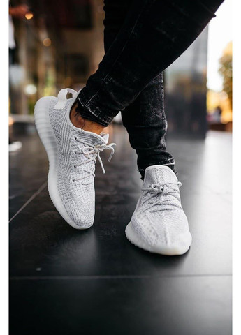 КРОСІВКИ ЖІНОЧІ ADIDAS YEEZY BOOST 350 V2 STATIC FULL REFLECTIVE АДІДАС ІЗІ БУСТ No Brand сірі демісезони (367167994)