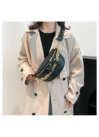 Женская классическая сумка 6079 через плече рептилия No Brand (344446617)