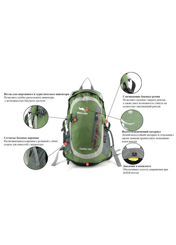 Рюкзак велосипедный 20 литров Wallaby (301538204)