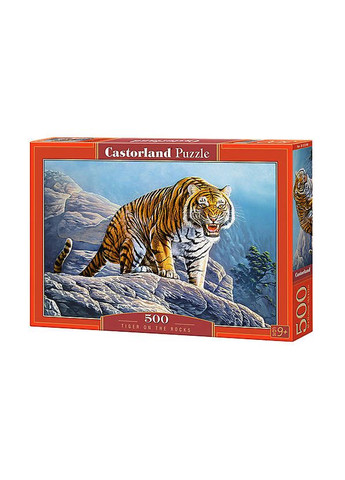 Пазл для детей "Тигр на скалах" (B53346) Castorland (290841312)