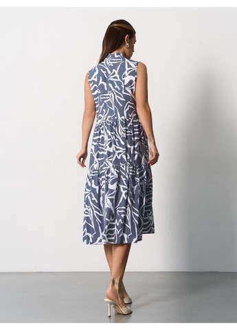 Сіра сукня sa-623 сіра ISSA PLUS однотонна