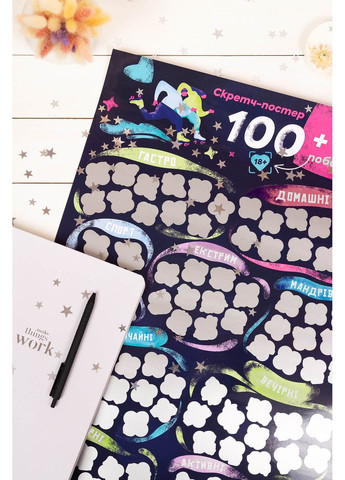 Настольная игра Скретч-Постер "100+1 свидание" Fun Games Shop (371876430)
