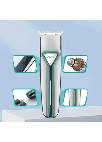 Машинка для стрижки V-008 акумуляторна з USB-заряджанням для бороди VGR (408368618)