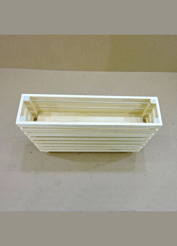 Кашпо на стійці з дерева Лахольм 75х18х55 бланже (КШС-7518551201) No Brand (328450234)