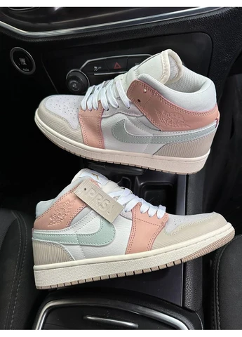 КРОСІВКИ ЖІНОЧІ NIKE AIR JORDAN 1 HIGH PIMILAN НАЙК АІР ДЖОРДАН No Brand комбіновані демісезони (391999899)
