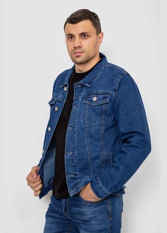 Синяя демисезонная куртка мужская джинсовая, Ager