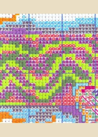 Набор для вышивания по нанесённой на канву схеме "The African giraffes" .AIDA 14CT printed, 45*45 см Joy Sunday (313613008)