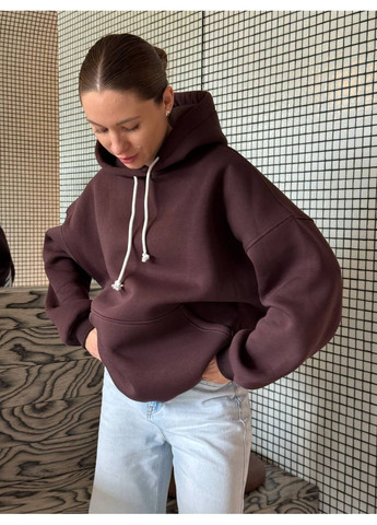 Теплое худое оверсайз с принтом на флисе MonCher (364864195)