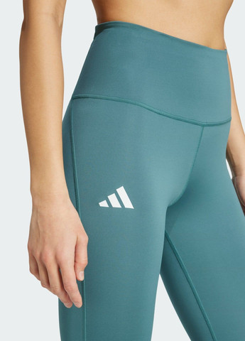 Зеленые демисезонные леггинсы adizero essentials full-length adidas