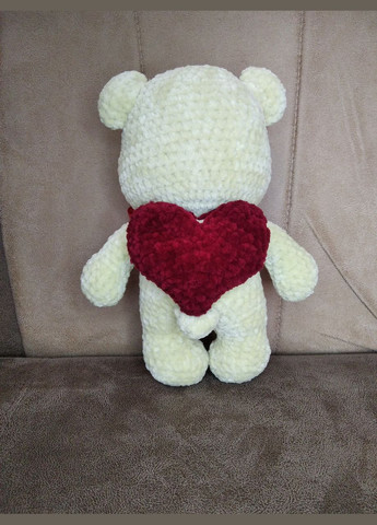 В'язана іграшка маленький ведмежа з рюкзаком, ручна робота No Brand (322429400)