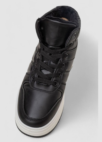 Кросівки жіночі зимові на хутрі, 248RAM014 Ager чорно-білі зими (360858836)