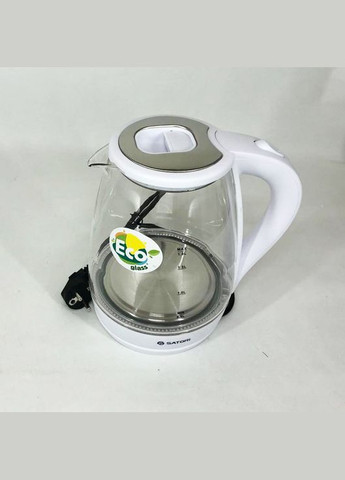 Электрочайник SGK-4105-WT 1.8 л 1500 Вт, стильный электрический чайник, чайники с подсветкой Satori (364665056)