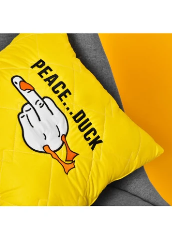 Подушка декоративна 40х40 см Peace... Duck IDEIA (393546835)