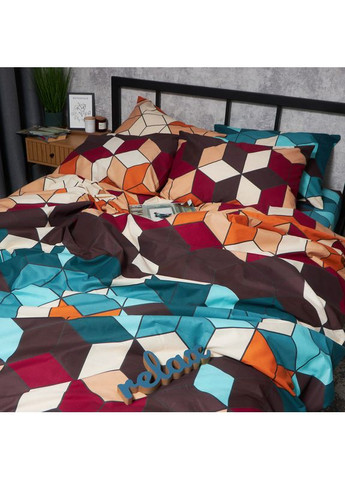 Комплект постельного белья Микросатин Premium «» Евро 200х220 наволочки 2х70х70 (MS-820007922) Moon&Star Modern Chaos (356114388)