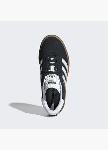 Черные демисезонные кроссовки мужские gazelle bold shoes black ie0876 adidas