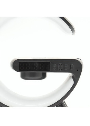 Настольная лампа ночник с Bluetooth колонкой 5.0 RGB подсветкой беспроводной зарядкой 15х15х5,5 см (480385-Prob) Черная Unbranded (334370779)