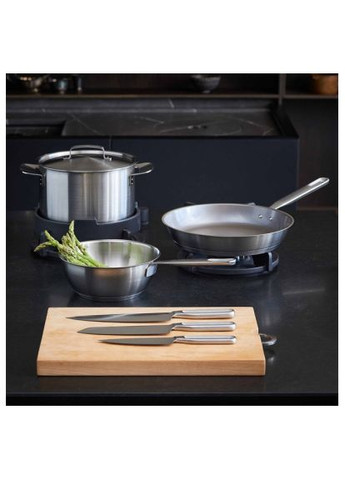 Сковорода Вок All Steel 28 см матовая (1064747) Fiskars Вок All Steel 28 см матова (369882894)