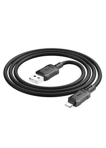 Кабель Lightning Leader charging data cable X94 1 метр черный Hoco (279826891)
