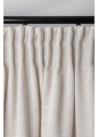 Шторы из матового шенила 2шт. 2,5м х от 2,5м до 3м HYGG (370367083)