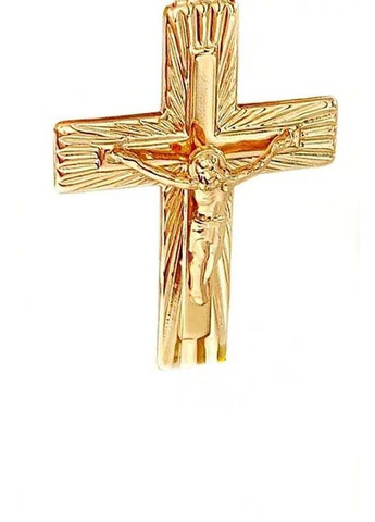 Позолоченный Крестик. Позолота No Brand (358202337)