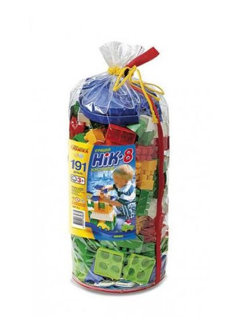 Дитячий конструктор НІК-8 70958, 191 велика деталь Юніка (306435907)