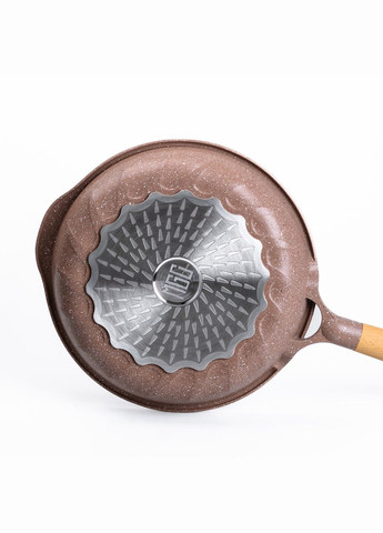 Сковорода універсальна алюмінієва 28 см з антипригарним покриттям, кавовий MGC (322771169)