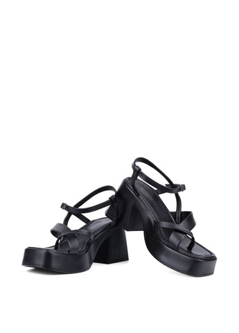 Жіночі Босоніжки M-311 Чорний Шкіра Attizzare (330179851)