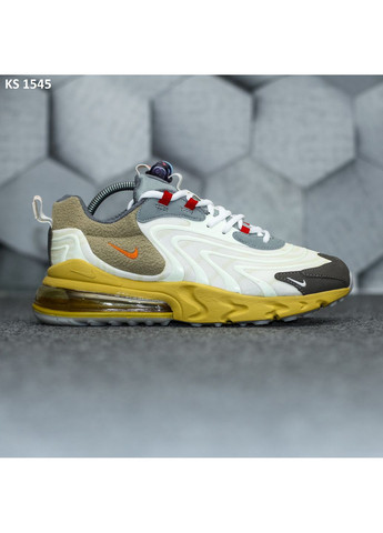 КРОСІВКИ ЖІНОЧІ NIKE TRAVIS SCOTT X AIR MAX 270 REACT YELLOW НАЙК ТРЕВІС СКОТ No Brand комбіновані демісезони (368885119)
