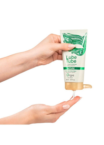 Лубрикант на водній основі Lube Tube Nature, 150 мл, натуральний склад, зволожує, заспокоює Orgie (332769445)
