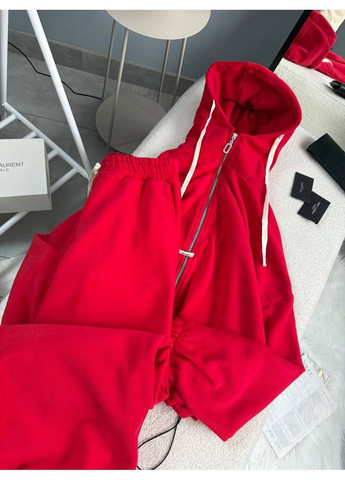 Женский флисовый костюм: тощие оверсайз + штаны на затяжках MonCher (368634185)