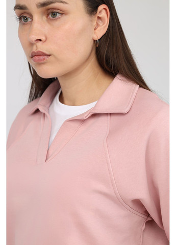 Розовый свитшот женский цвет розовый cb-00287132 Yuki (370268924)