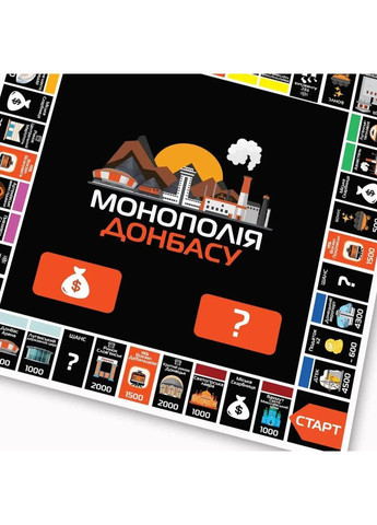 Настольная игра Монополия Донбасса PLR-0046 от 2 до 5 игроков PLAYROOM (367185378)