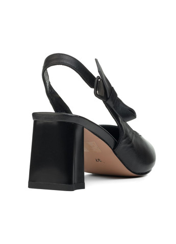 Черные босоножки (1570л) Lady Marcia на резинке