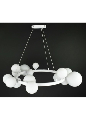 Люстра подвесная на 15 лампочек 27853 Белый 40-130х85х85 см. Sunnysky (335975776)